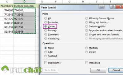 Cách chuyển đổi một số thành văn bản trong Excel