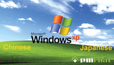 Windows XP Korea, Japanese, Chinese chính hãng